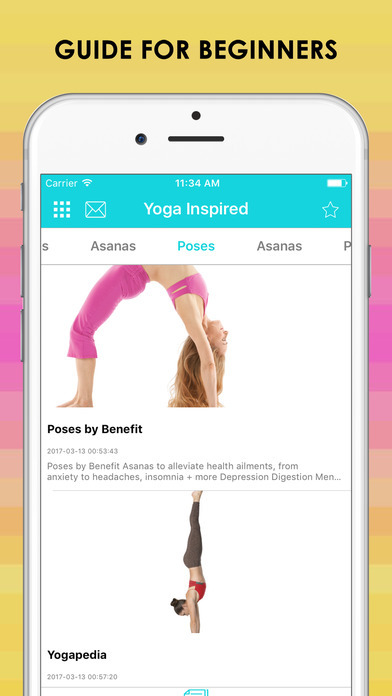 Yoga Inspired - Poses, Asanas, Videos screenshot 2