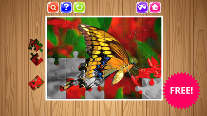 Butterfly And Bug Jigsaw Puzzle Game For Kids 1-3 screenshot 3
