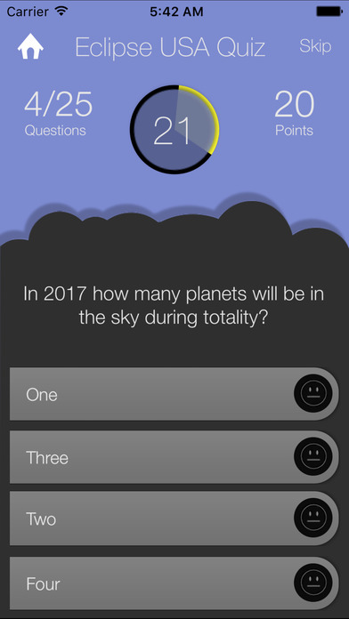 Solar Eclipse USA Quiz Game screenshot 3
