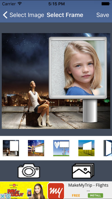 3D Hoarding Photo Frame  And Pic Collage screenshot 2
