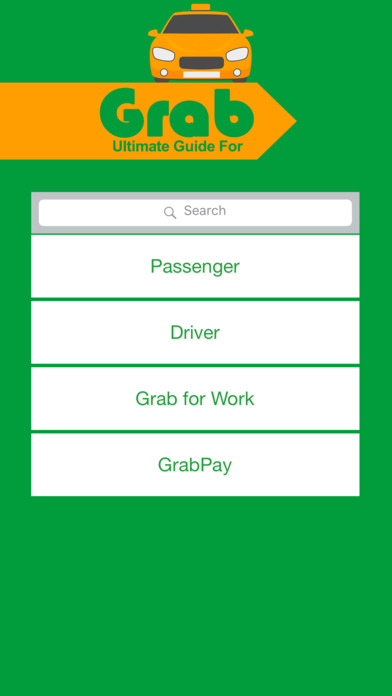 Ultimate Guide For Grab - Car, Taxi, Bike Booking screenshot 2