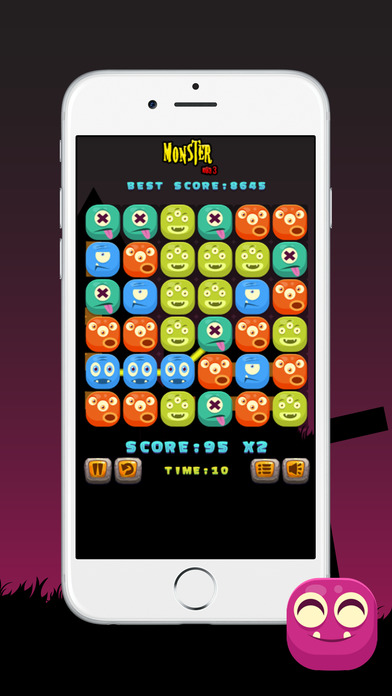 Monster Match 3+ Game screenshot 2