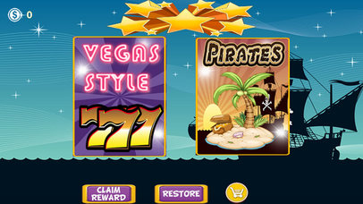 Pirates & Vegas Slot Machine Pro Edition screenshot 3