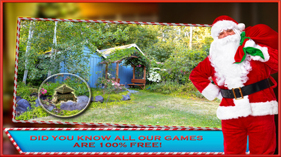 Hidden Object Games Finding Santa screenshot 2