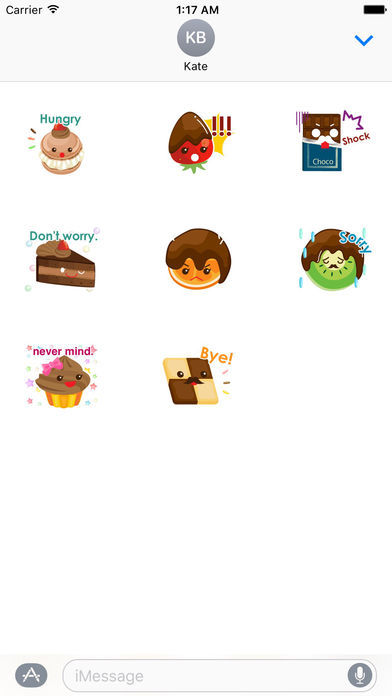 Chocolate Valentine Stickers Pack screenshot 3
