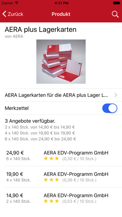 AERA Online screenshot 3