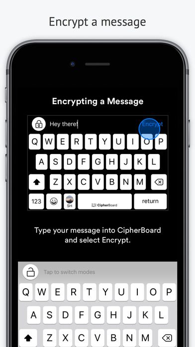 CipherBoard: secure keyboard screenshot 4