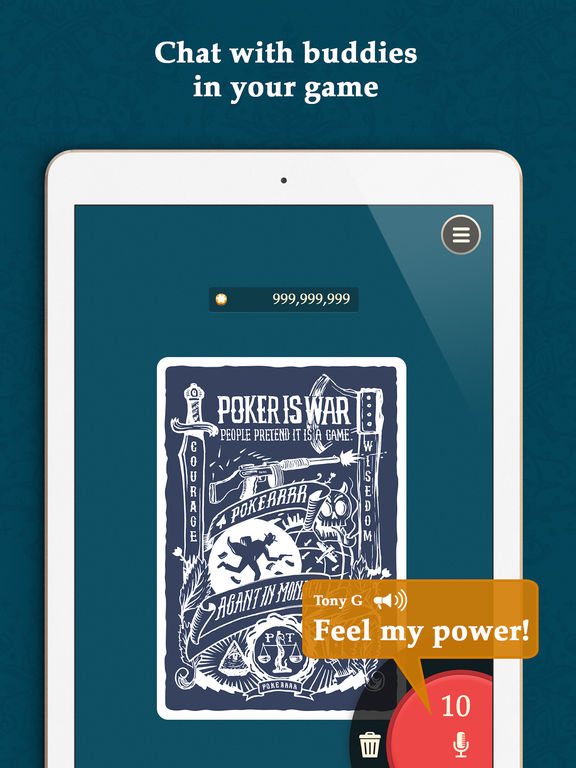 Virtual poker chips app