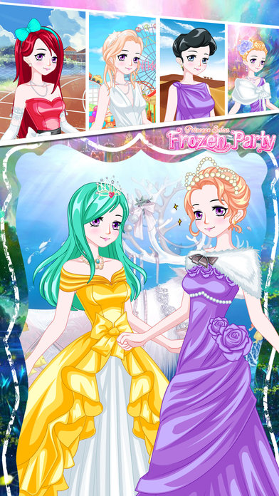 Romantic princess dress - Girls style up games screenshot 2