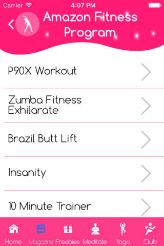 Workout schedule gym screenshot 3
