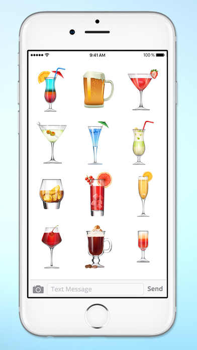 Lets Get A Drink Bar & Cocktail Sticker Pack screenshot 3