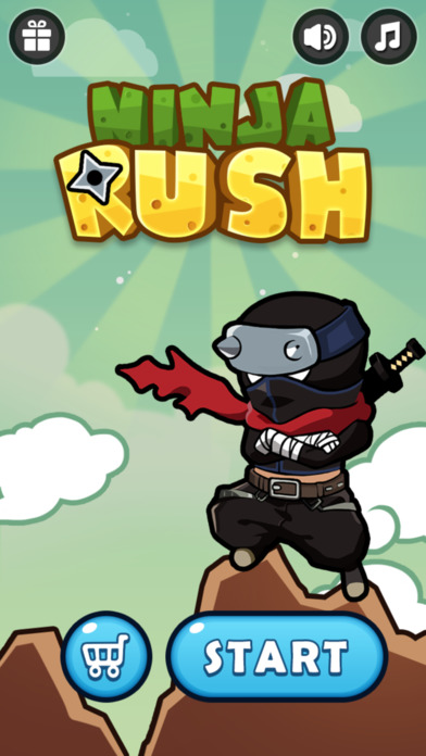 Ninja Rush -jump and run game screenshot 4