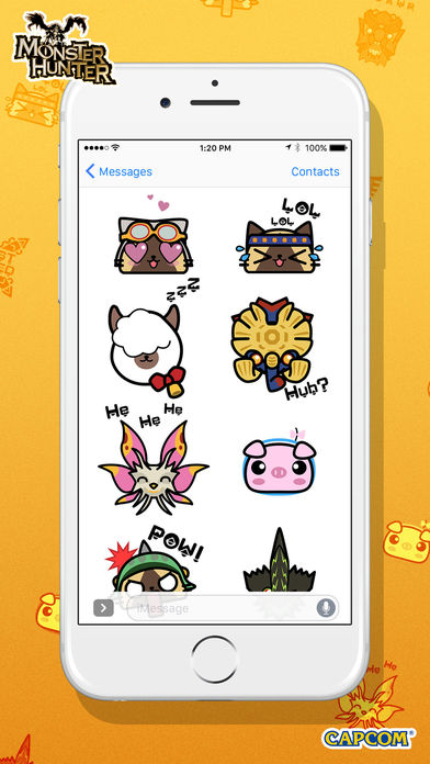 Monster Hunter™ Sticker App for iMessage screenshot 3
