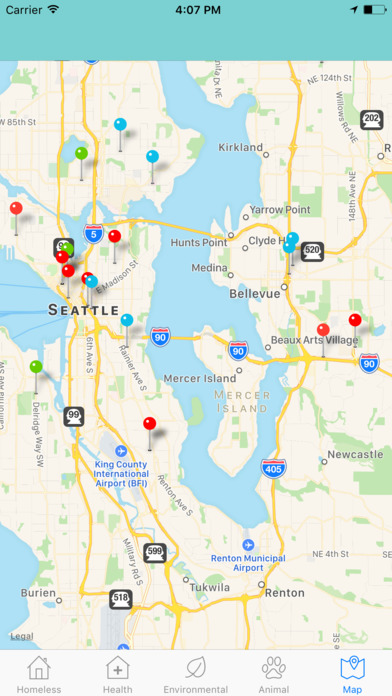 WeVolunteer (Washington State Volunteer Map) screenshot 2