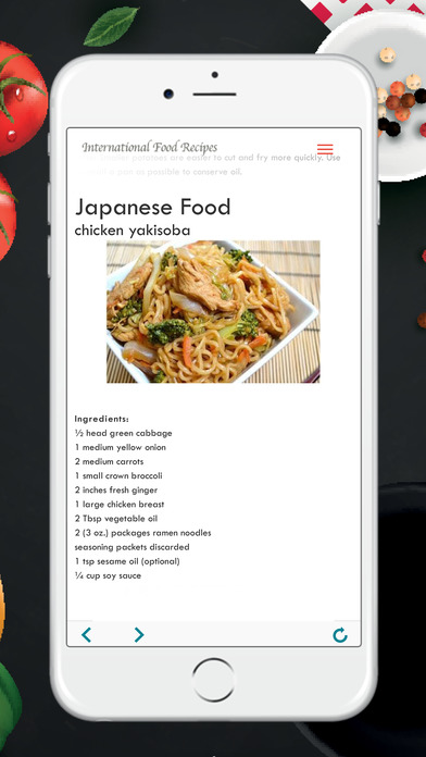 International Food Recipes - great recipe sharing screenshot 2
