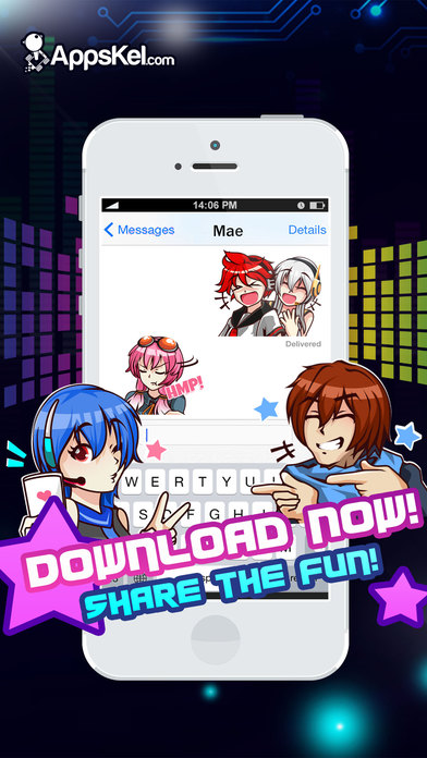 Anime Emoji Keyboard screenshot 4