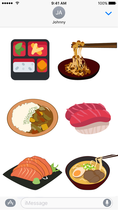 Japanese Foods Emoji screenshot 2