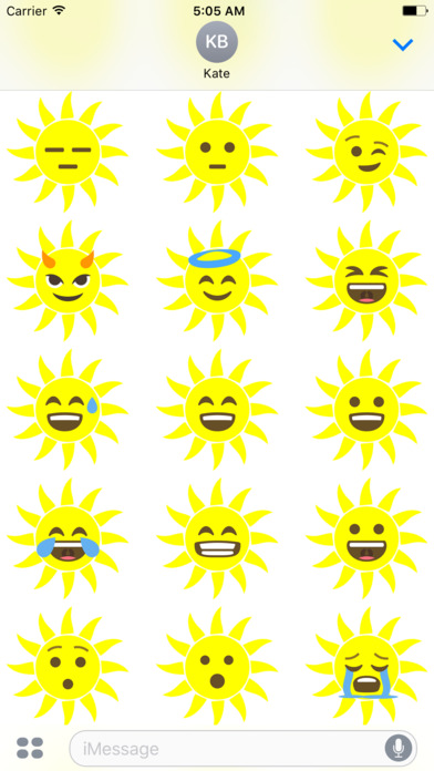 Sunny Stickers screenshot 2