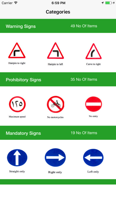 Saudi Arabia Traffic Signs screenshot 2