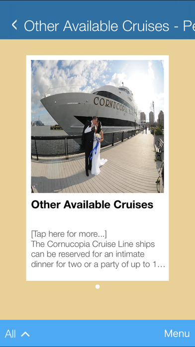 Cornucopia Cruise Line screenshot 4