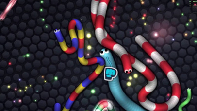 Roller Paper Snake - Worm Duel Game Challenge screenshot 2