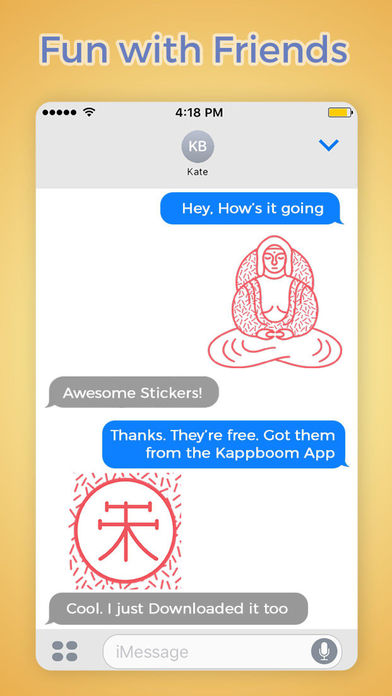 Japanese Totem Stickers screenshot 2