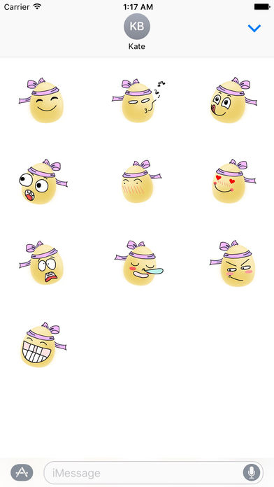 Egg Emoticons Sticker screenshot 3