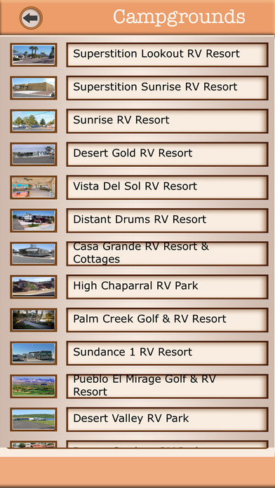 Arizona Campgrounds & Hiking Trails Offline Guide screenshot 2
