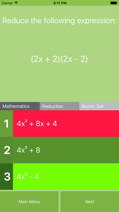 Math Quiz LITE screenshot 4