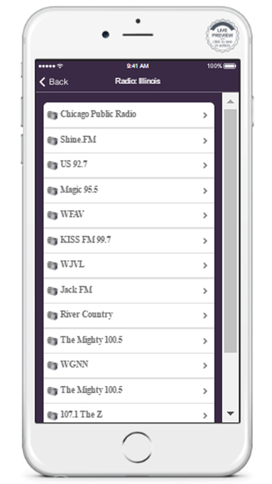 Illinois Radios screenshot 2