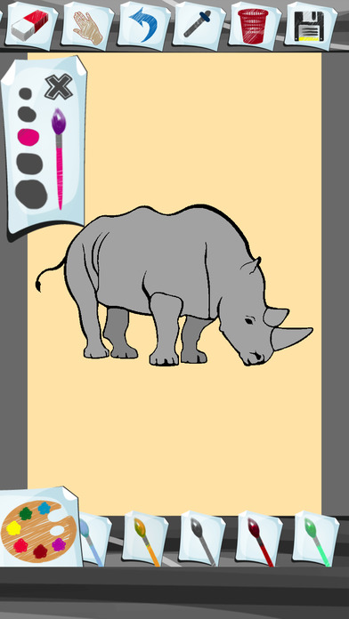 Zoo Animals Coloring Book screenshot 4