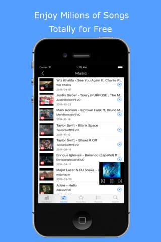 Hif.iTube - Free Music Video Player & Streamer screenshot 2