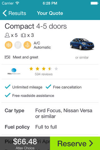 Skyscanner – Car Rentals screenshot 4