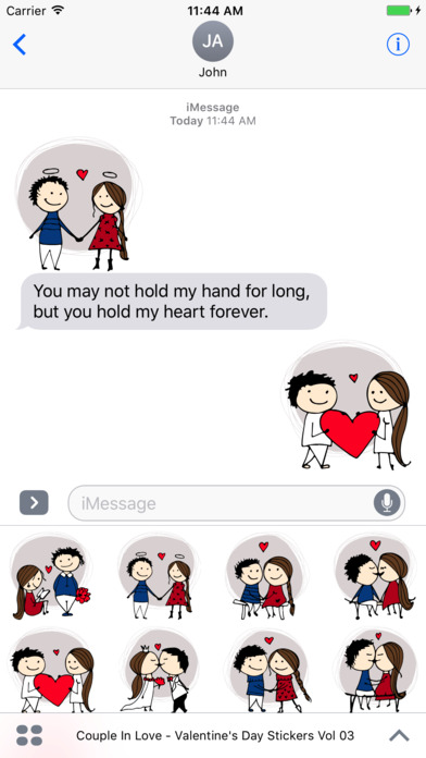 Couple In Love - Valentine's Day Stickers Vol 03 screenshot 2