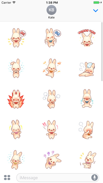 Bunny Lola stickers pack screenshot 2