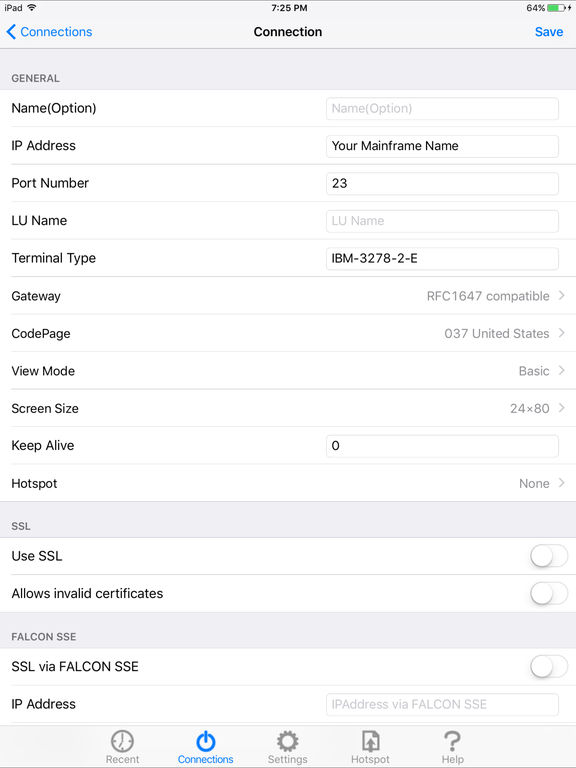 Captura de tela do iPad 4