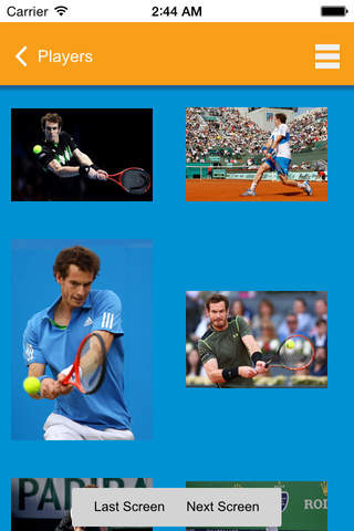 TennisPic - Gallery of Amazing Tennis Shots screenshot 2