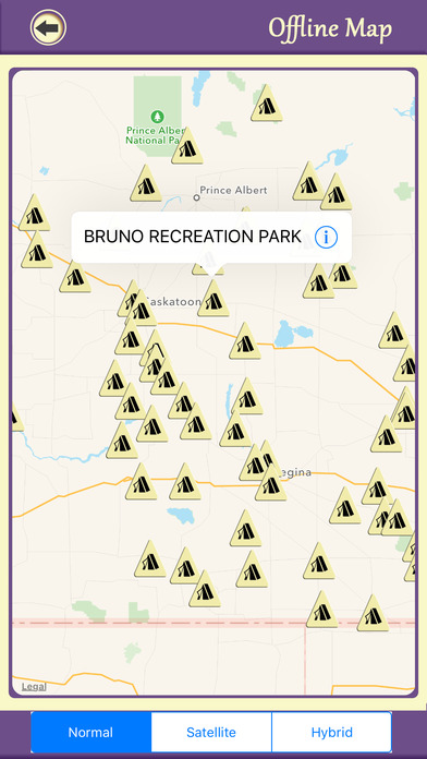 Saskatchewan Campgrounds & Hiking Trails,State Par screenshot 4