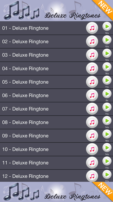 Deluxe Ringtones for iPhone – New Ring Tones Pro screenshot 2
