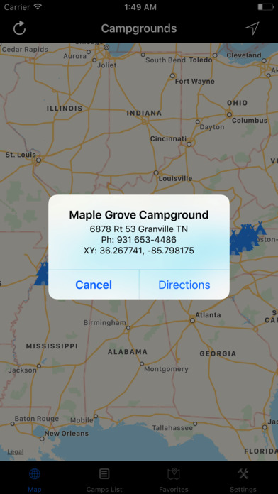 Tennessee – Campgrounds & RV Parks screenshot 2