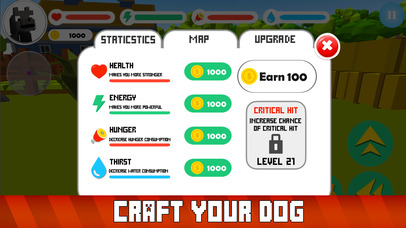 Blocky Dog: Farm Survival screenshot 4