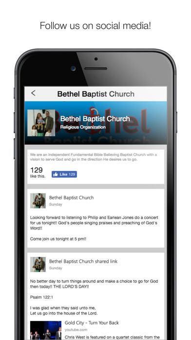 Bethel Baptist Brownfield screenshot 2