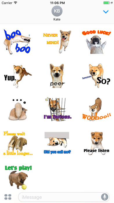 Cool Shiba Inu Expressions Stickers screenshot 3