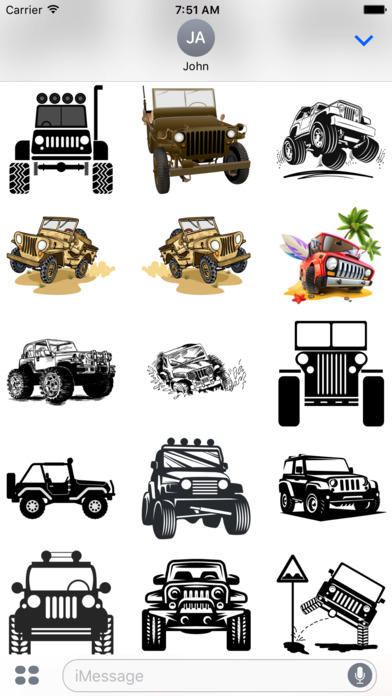 Its a Jeep Thing Sticker Pack screenshot 3
