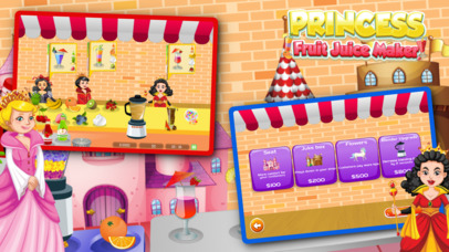 Princess Fruit Juice Maker - cooking game for kids screenshot 3