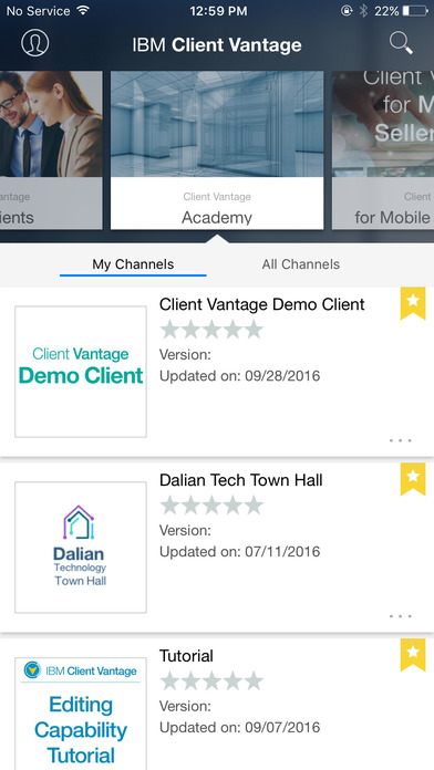 IBM Client Vantage for iPhone screenshot 3