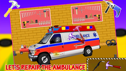 Ambulance Repair & Cleanup- Mechanic Garage screenshot 2