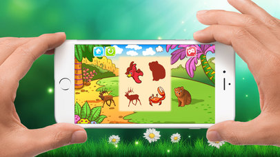Drag Drop and Match Shadow Animals for kids screenshot 3