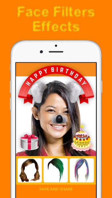 Screenshots of Funny Face - Filters Pic Swap Effects Photo Editor for iPhone