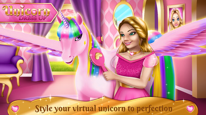 Unicorn Game.s - Horse Dress Up: Flying Pegasus screenshot 2